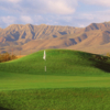 A view of a hole at Painted Dunes Desert Golf Course.