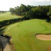 A view of the 1st green at Creekside Course from Timber Creek Golf Club