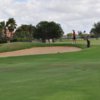 A view of a well protected green at Laredo Country Club.